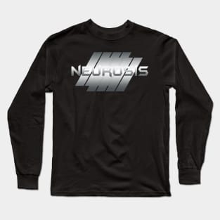 Metallic Illustration neurosis Long Sleeve T-Shirt